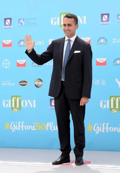 Giffoni Valle Piana Italien Juli 2021 Luigi Maio Giffoni Film — Stockfoto