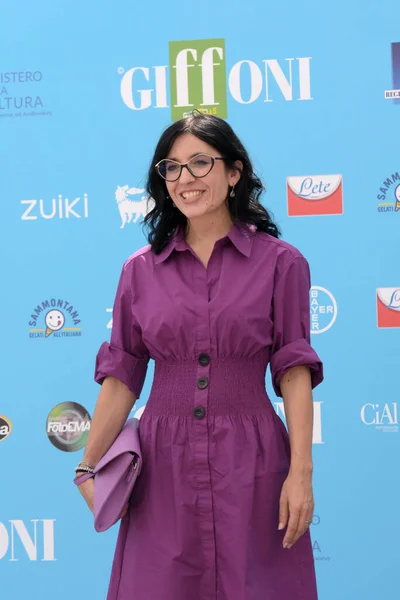 Giffoni Valle Piana Włochy Lipca 2021 Fabiana Dadone Giffoni Film — Zdjęcie stockowe