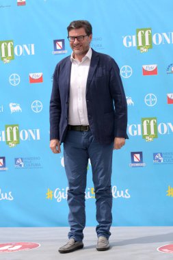 Giffoni Valle Piana, İtalya - 30 Temmuz 2021: Giancarlo Giorgetti Giffoni Film Festivali 50 Plus - 30 Temmuz 2021 Giffoni Valle Piana, İtalya.