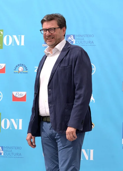 Giffoni Valle Piana Italien Juli 2021 Giancarlo Giorgetti Giffoni Film — Stockfoto