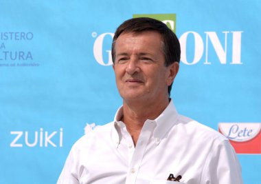 Giffoni Valle Piana, İtalya - 23 Temmuz 2021: Giorgio Gori Giffoni Film Festivali 50 Plus - 23 Temmuz 2021 Giffoni Valle Piana, İtalya.