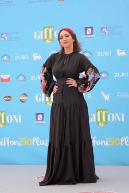 GiFFONI VALLE PIANA - 22 Temmuz 2021: Chiara Francini Giffoni Film Festivali 50 Plus - 22 Temmuz 2021 Giffoni Valle Piana, İtalya.