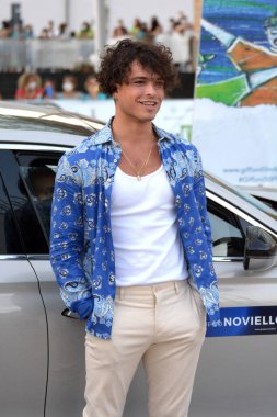 Giffoni Film Festivali 50 Plus 'ta Leo Gassmann 23 Temmuz 2021' de Giffoni Valle Piana, İtalya 'da.