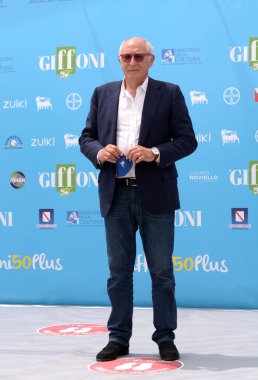 Giffoni Film Festivali 50 Plus 'ta 23 Temmuz 2021' de Giffoni Valle Piana, İtalya 'da Giffoni Valle Piana' da Mario Morcone.