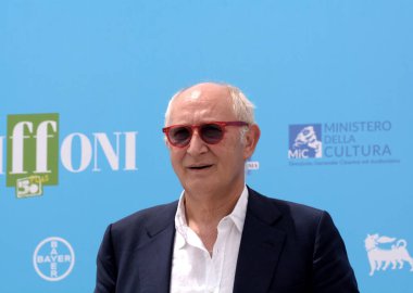 Giffoni Film Festivali 50 Plus 'ta 23 Temmuz 2021' de Giffoni Valle Piana, İtalya 'da Giffoni Valle Piana' da Mario Morcone.