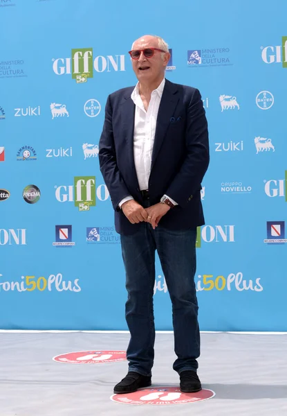 Giffoni Valle Piana Włochy Lipca 2021 Mario Morcone Giffoni Film — Zdjęcie stockowe