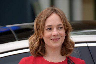 GIFFONI VALLE PIANA - 25 Temmuz 2021: Sara Lazzaro Giffoni Film Festivali 50 Plus - 25 Temmuz 2021 Giffoni Valle Piana, İtalya.