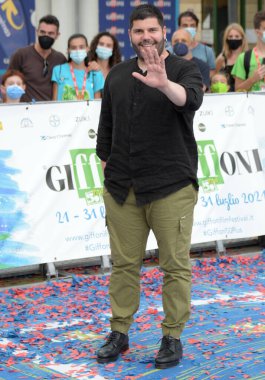 Giffoni Film Festivali 50 Plus Salvatore Esposito - 25 Temmuz 2021 Giffoni Valle Piana, İtalya.