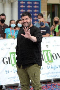 Giffoni Film Festivali 50 Plus Salvatore Esposito - 25 Temmuz 2021 Giffoni Valle Piana, İtalya.