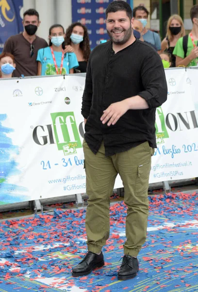 Giffoni Film Festivali 50 Plus Salvatore Esposito - 25 Temmuz 2021 Giffoni Valle Piana, İtalya.