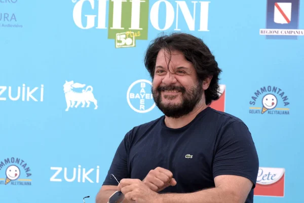 Giffoni Valle Piana Italien Juli 2021 Pasquale Petrolo Alias Lillo — Stockfoto