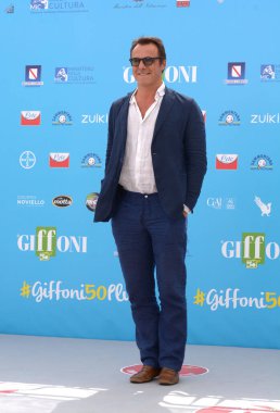 Giffoni Film Festivali 50 Plus 'ta 26 Temmuz 2021' de Alessandro Preziosi Giffoni Valle Piana, İtalya 'da.