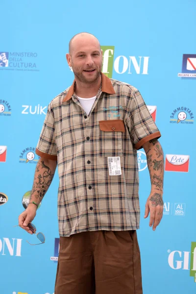 Giffoni Valle Piana Italien Juli 2021 Clemente Maccaro Alias Clementino — Stockfoto