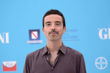 Giffoni Film Festivali 50 Plus 'ta 26 Temmuz 2021' de Giffoni Valle Piana, İtalya 'da Giffoni Valle Piana' da Antonio Diodato.