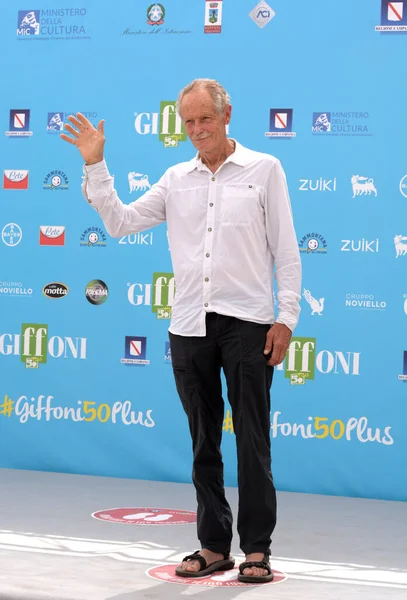 Giffoni Valle Piana Italien Juli 2021 Erri Luca Giffoni Film — Stockfoto