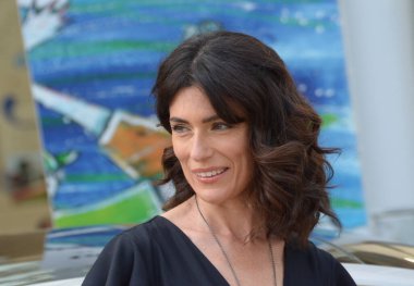 GiFFONI VALLE PIANA - 27 Temmuz 2021: Anna Valle Giffoni Film Festivali 50 Plus - 27 Temmuz 2021 Giffoni Valle Piana, İtalya.