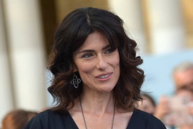 GiFFONI VALLE PIANA - 27 Temmuz 2021: Anna Valle Giffoni Film Festivali 50 Plus - 27 Temmuz 2021 Giffoni Valle Piana, İtalya.