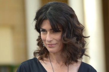 GiFFONI VALLE PIANA - 27 Temmuz 2021: Anna Valle Giffoni Film Festivali 50 Plus - 27 Temmuz 2021 Giffoni Valle Piana, İtalya.