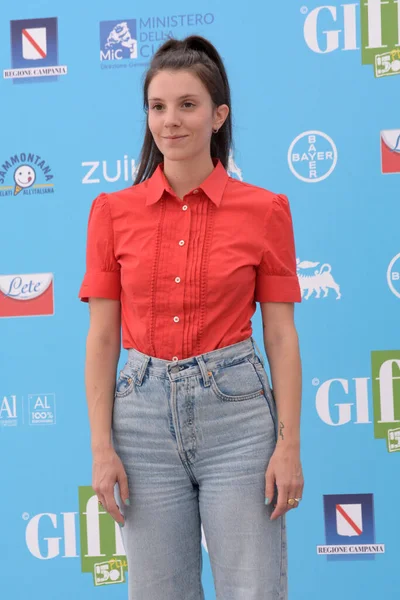 Giffoni Valle Piana Itália Julho 2021 Ginevra Lubrano Alias Ginevra — Fotografia de Stock