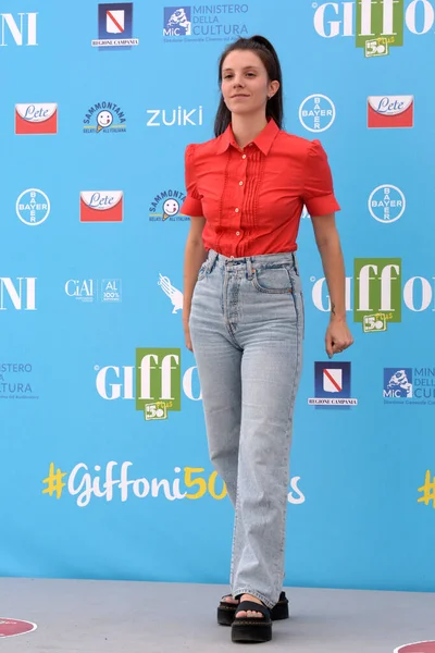 Giffoni Valle Piana Itália Julho 2021 Ginevra Lubrano Alias Ginevra — Fotografia de Stock