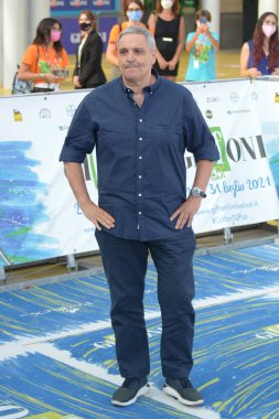 Giffoni Film Festivali 50 Plus 'ta Maurizio De Giovanni - 27 Temmuz 2021 Giffoni Valle Piana, İtalya.