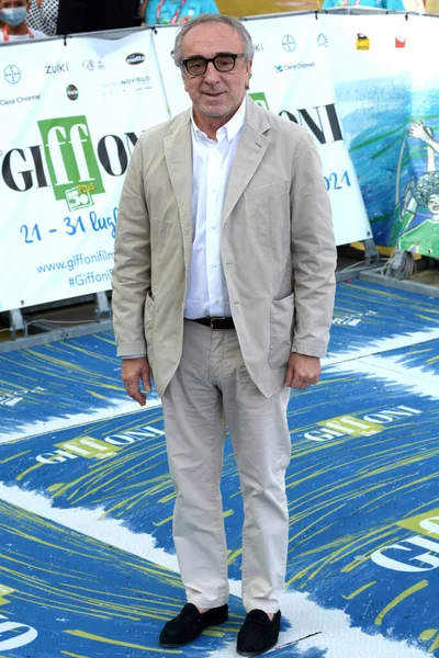 Giffoni Valle Piana Italien Juli 2021 Silvio Orlando Giffoni Film — Stockfoto