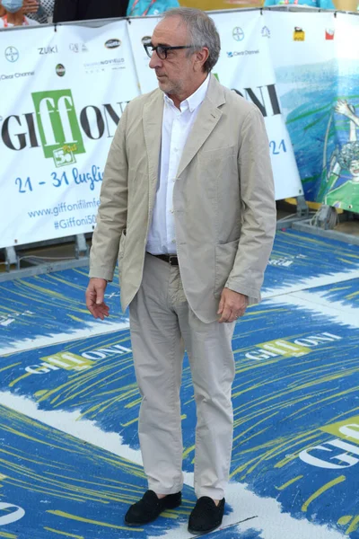 Giffoni Valle Piana Italien Juli 2021 Silvio Orlando Giffoni Film — Stockfoto