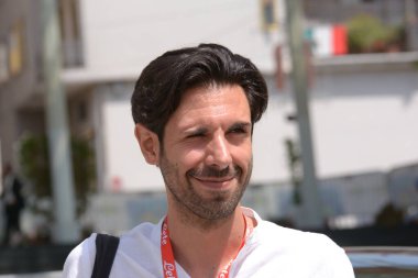 GIFFONI VALLE PIANA - 29 Temmuz 2021: Francesco Bellina Giffoni Film Festivali 50 Plus - 29 Temmuz 2021 Giffoni Valle Piana, İtalya.