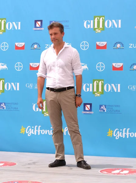 Giffoni Valle Piana Italien Juli 2021 Gabriel Zuchtriegel Giffoni Film — Stockfoto