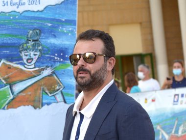 Giffoni Film Festivali 50 Plus 'ta Edoardo De Angelis - 30 Temmuz 2021' de Giffoni Valle Piana, İtalya 'da.