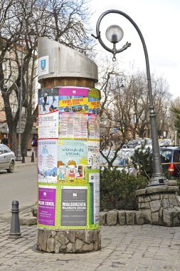 Polonya'da Zakopane Reklam ayağı