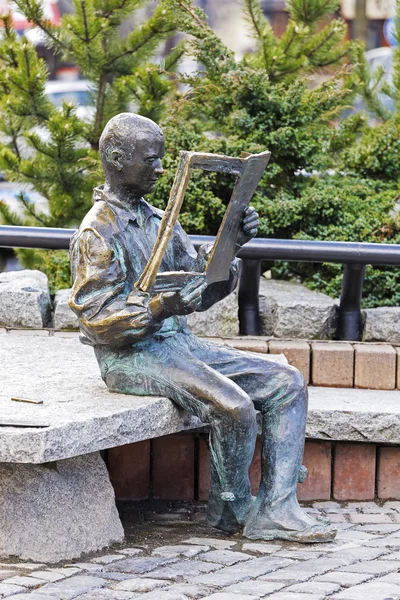 Statue of highlander in Zakopane — Stock Photo, Image