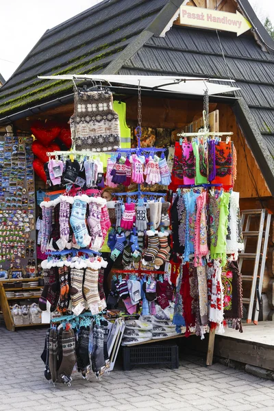 Várias meias e luvas em vendas — Fotografia de Stock