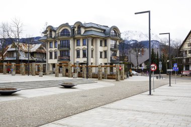 Zakopane modern apartman bloğu