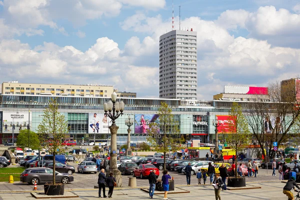 Binalar, Varşova kentsel kompleksinin bir parçası — Stok fotoğraf