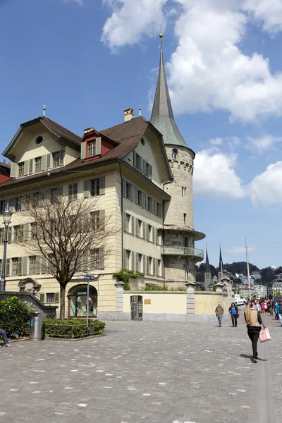 Lucerna, Haus zur Gilgen — Foto Stock