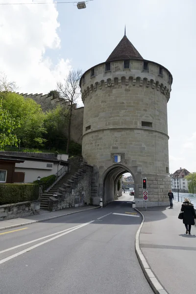Wieża Nolliturn Mur Musegg w Lucernie — Zdjęcie stockowe