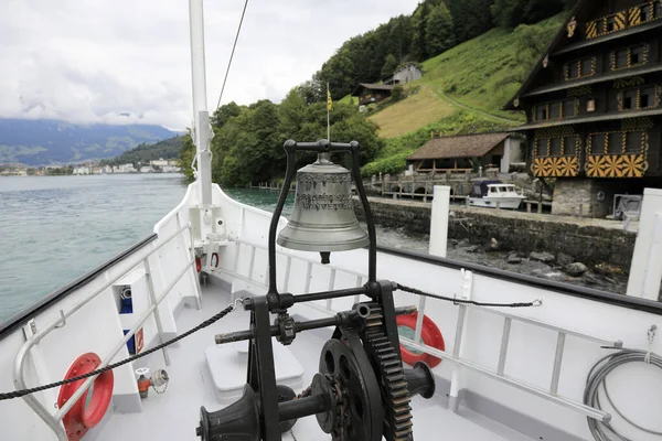 Lake Lucerne Switzerland September 2020 View Seen Deck Schiller Paddle — Stock Photo, Image
