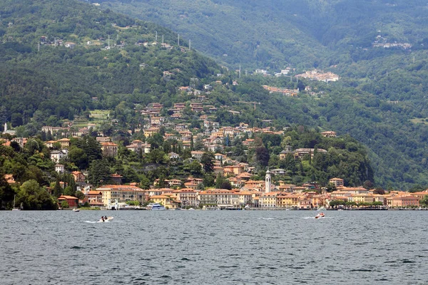 Menaggio Italien Juli 2009 Byggnader Som Ligger Precis Vid Stranden — Stockfoto