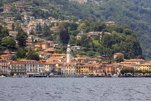 Menaggio Italien Juli 2009 Byggnader Som Ligger Precis Vid Stranden — Stockfoto