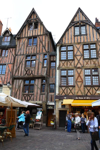 Tours France June 2010 Half Timbered Houses Dating Back 15Th — Stock Photo, Image