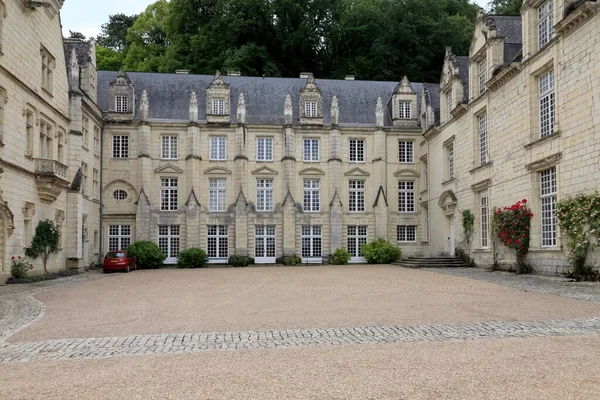 Rigny Usse Frankrijk Juni 2010 Binnenplaats Van Het Kasteel Waar — Stockfoto