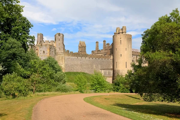 Arundel England June 2010 Arundel Castle Medieval Castle Restored 18Th — Stock Photo, Image