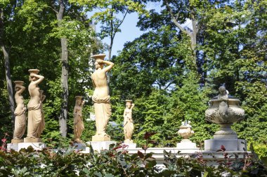 heykeller Kraliyet wilanow Gardens, Varşova