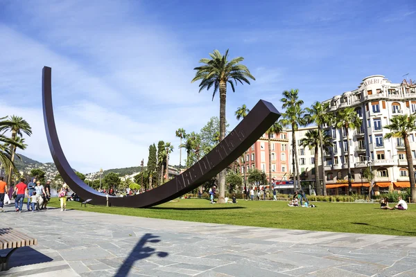 Arc de Venet in in Albert 1er Gardens, Nice — Stock Photo, Image