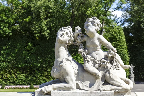 Varşova wilanow Park bahçe heykelleri — Stok fotoğraf