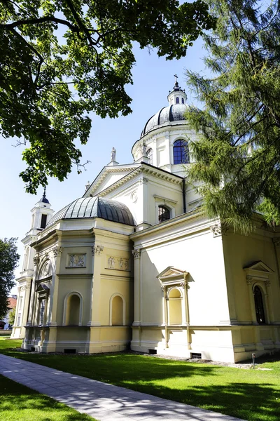 Kyrkan st. Anne Wilanówpalatset i Warszawa, Polen — Stockfoto