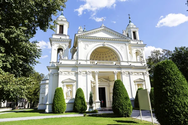 Kerk van st. anne in wilanow, Warschau, Polen — Stockfoto