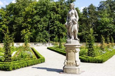 Varşova wilanow Park'taki heykel