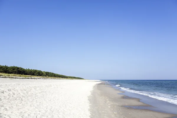 Пляж на польском побережье Балтии — стоковое фото